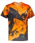 Tricou premium pentru bărbați ALTISPORT VOJ/ALM131TR01 PORTOCALIU/NEGRU