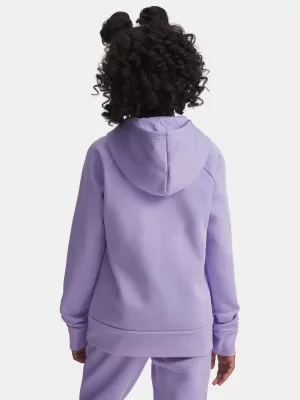 Hanorac pentru fete UNDER ARMOUR UA RIVAL FLC SHIMMER HDY 6004118-538 VIOLET