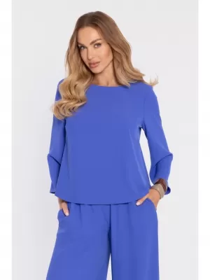 Bluza de dama MOE M905 ALBASTRU