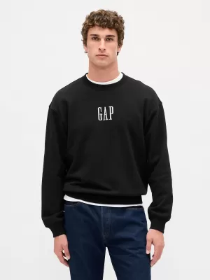 Hanorac pentru bărbați GAP LOGO SWEATSHIRT 821273-08 NEGRU ADEVĂRAT