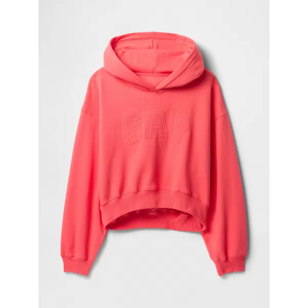  Hanorac de dama GAP LOGO PULLOVER HOODIE 746918-03 CORAL PROASPĂT 