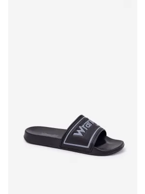 Papuci pentru bărbați WRANGLER AVERELL 20251042.25Y NEGRU