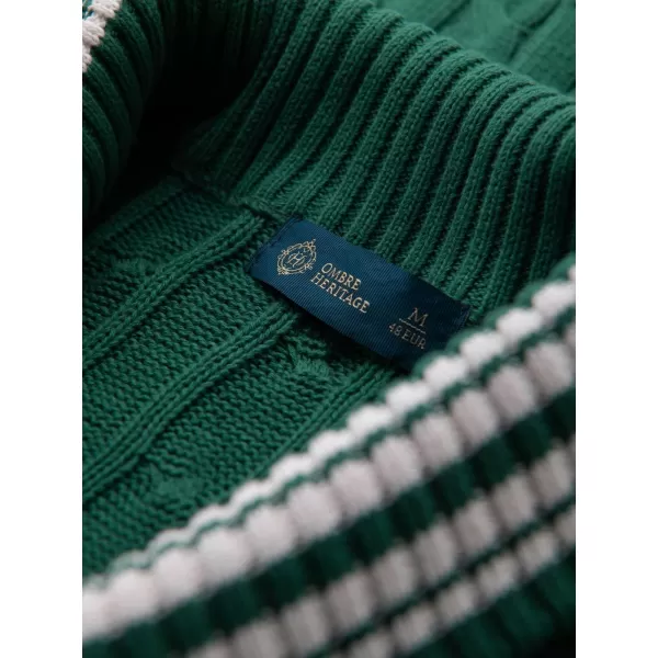 Cardigan pentru bărbați OMBRE OM-SWCD-0152 VERDE 