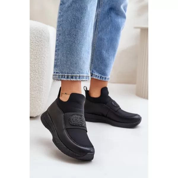  Pantofi de dama cu platforma ARTIKER 55C0035 NEGRU 