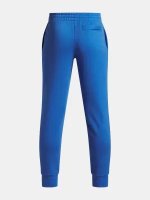 Pantaloni de trening pentru băieți UNDER ARMOUR UA RIVAL FLEECE JOGGERS 1379787-402 ALBASTRU