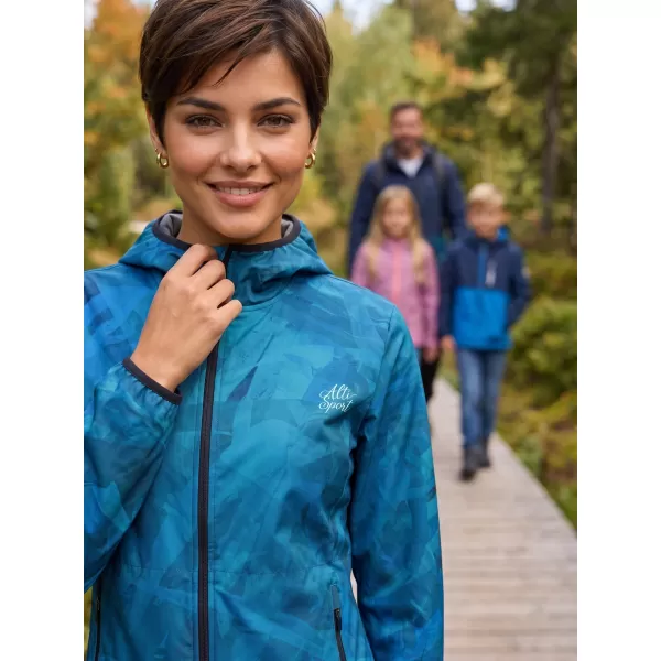  Jachetă softshell premium pentru femei ALTISPORT VOJ/ALW096JACK01 KEROSENUL 