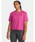 Tricou pentru femei UNDER ARMOUR VANISH ENERGY EMBOSS CROP SS 1383640-686 ROZ