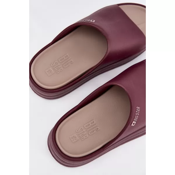  Papuci dama BIG STAR SS274425 RED Pantofi Big Star 