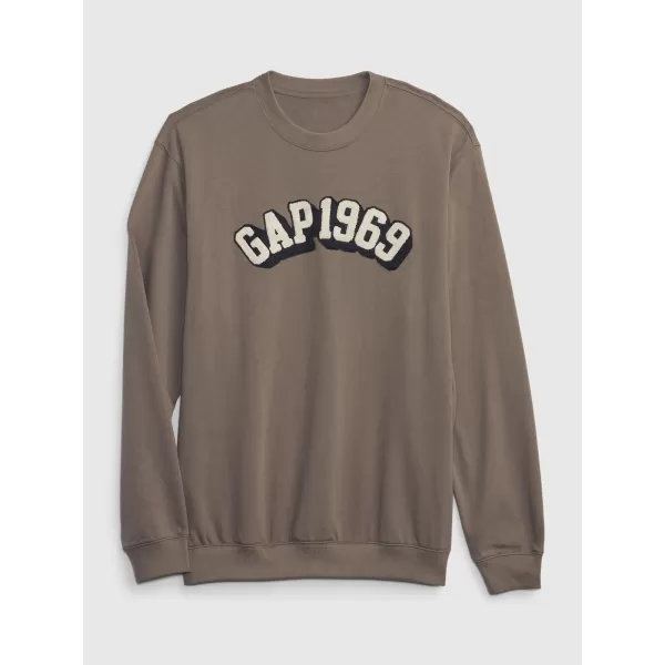  Hanorac pentru bărbați GAP LOGO CREWNECK SWEATSHIRT 829103-02 CAȘMIR NOU 
