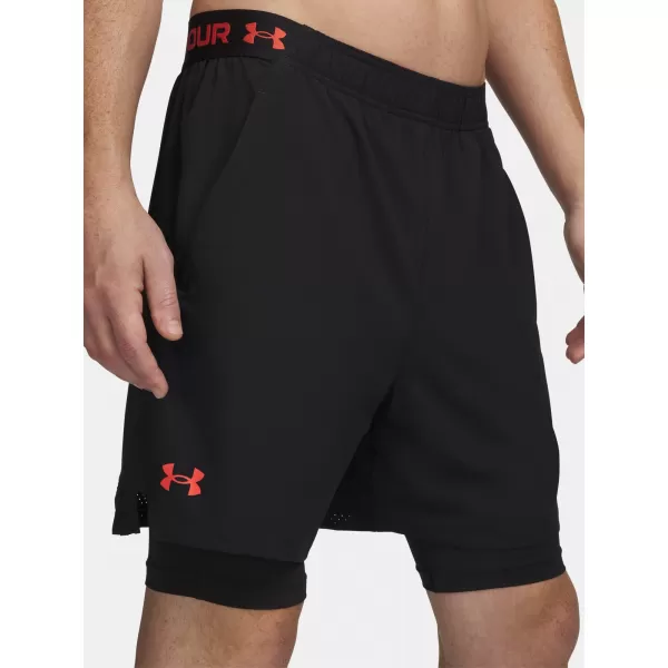  Pantaloni scurți pentru bărbați UNDER ARMOUR VANISH WOVEN 2IN1 STS 1373764-008 NEGRU 