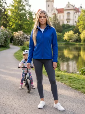 Jachetă softshell pentru femei ALTISPORT NoPrint NP/ALW945 ALBASTRU REGAL