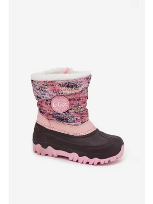 Pantofi de iarna pentru copii LEE COOPER LCJ-25-10-3770 ROZ