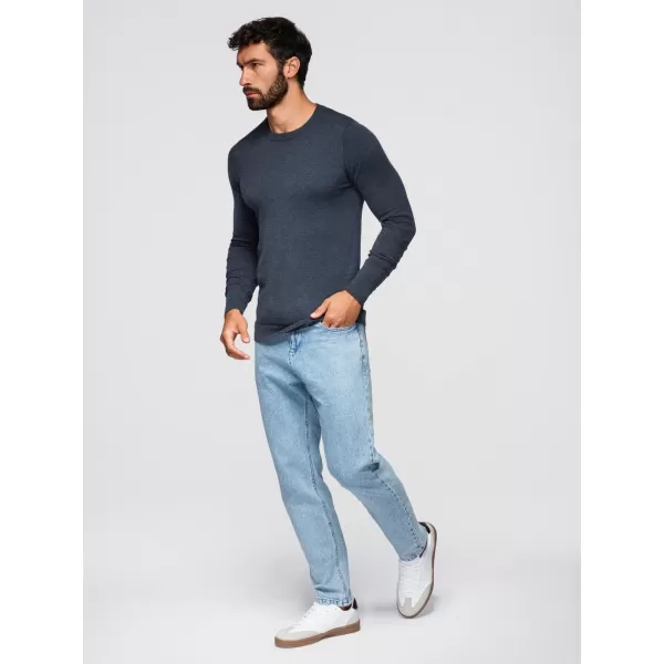  Pulover pentru bărbați OMBRE OM-SWBS-0106 BLEUMARIN MELANGE 