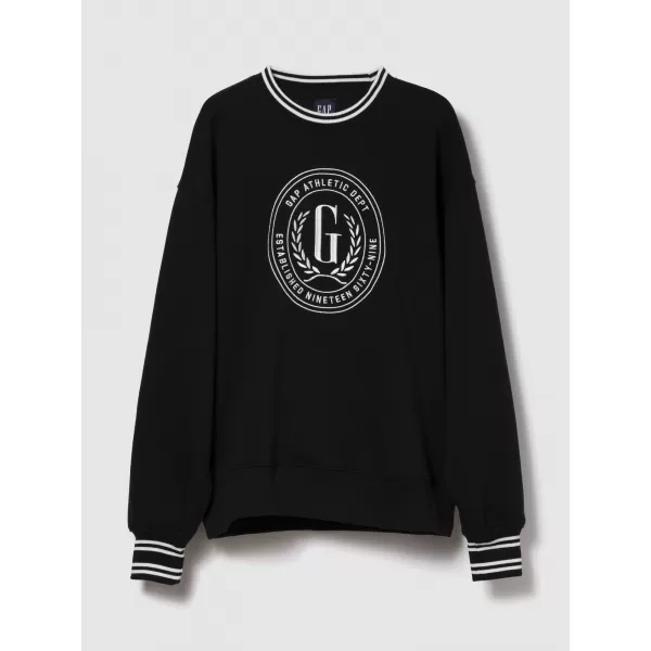  Hanorac de dama GAP LOGO SWEATSHIRT 817101-00 NEGRU ADEVĂRAT 