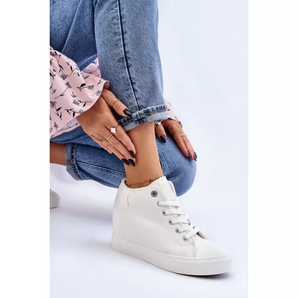  Adidași de damă BIG STAR LL274035 WHITE Pantofi Big Star 