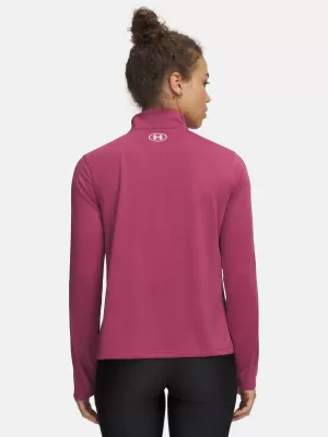 Hanorac de dama UNDER ARMOUR UA TECH WM TAPE HALF ZIP 6005100-659 ROŞU