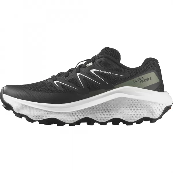  Pantofi de dama SALOMON ULTRA FLOW 2 W L47883700 NEGRU/ALB/VERDE AGAVE 