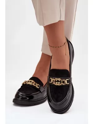 Mocasini de dama D&A HY52-540 NEGRU