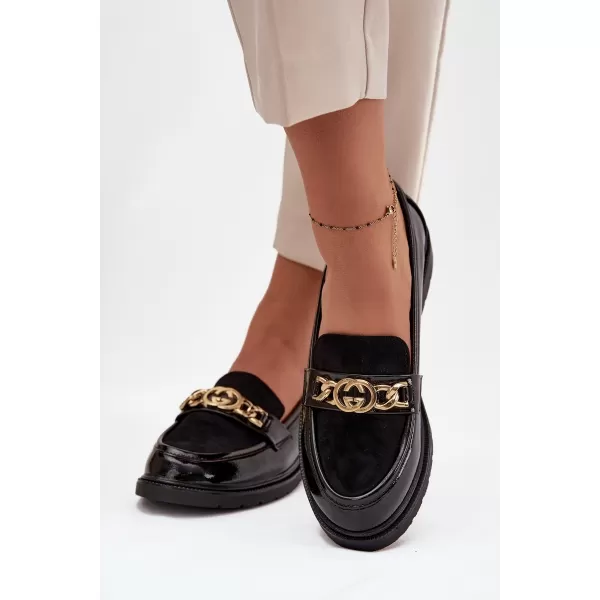  Mocasini de dama D&A HY52-540 NEGRU 