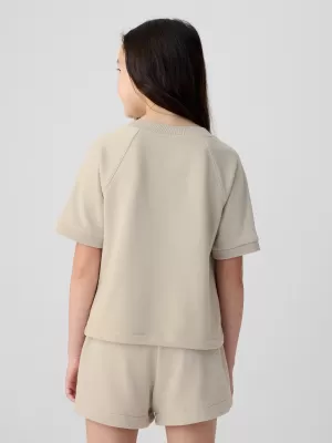 Tricou pentru copii GAP RAGLAN PULLOVER 427789-02 PIATRA LUNII