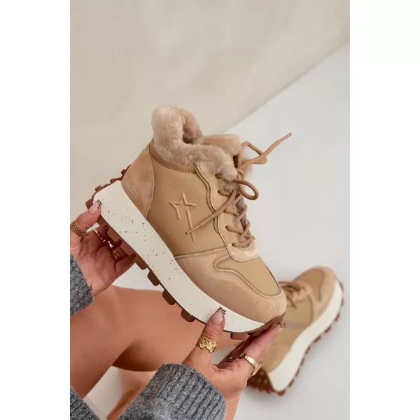  Pantofi dama BIG STAR OO274A330 BEI Pantofi Big Star 