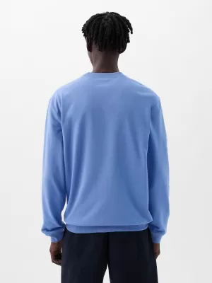 Hanorac pentru bărbați GAP LOGO CREWNECK SWEATSHIRT 829103-07 ALBASTRU CABANA