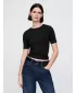 Tricou pentru femei GAP MODAL CREW TEE 679172-00 NEGRU
