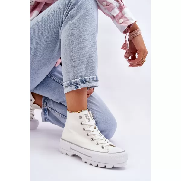  Adidași de damă BIG STAR LL274156 WHITE Pantofi Big Star 