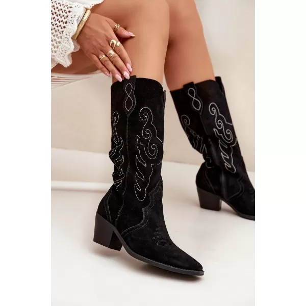  Pantofi de dama ZAZOO KARIRA NEGRU 