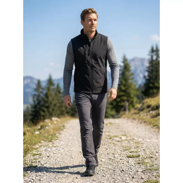  Vestă softshell pentru bărbați ALTISPORT NoPrint NP/ALM865 NEGRU 