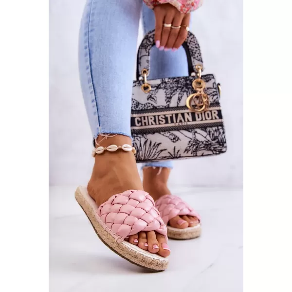  Papuci dama BIG STAR JJ274921 ROZ Pantofi Big Star 