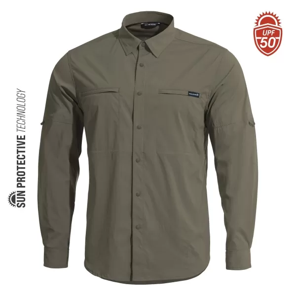  Cămașă pentru bărbați PENTAGON WAYNE K02029 06E VERDE 