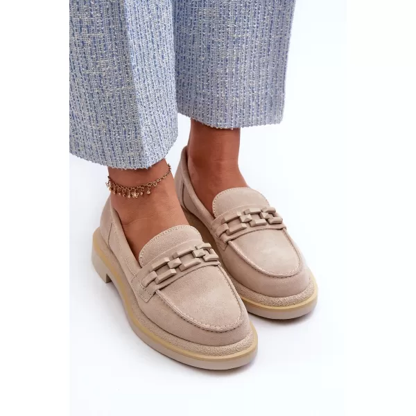  Mocasini de dama S.BARSKI HX52-222 BEJ 