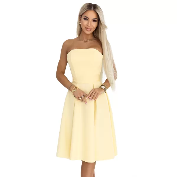  Rochie NUMOCO 641-3 GALBEN PASTEL 