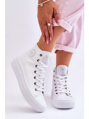 Adidași de damă BIG STAR LL274A183 WHITE Pantofi Big Star