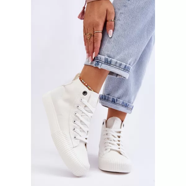  Adidași de damă BIG STAR LL274445 WHITE Pantofi Big Star 