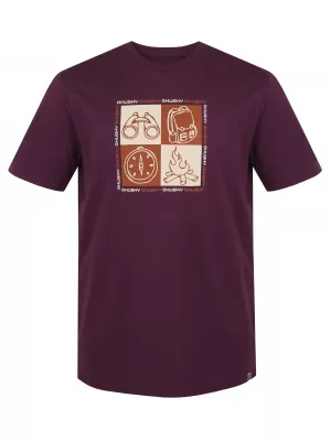 Tricou pentru bărbați HUSKY TEE SQUARE M VIOLET