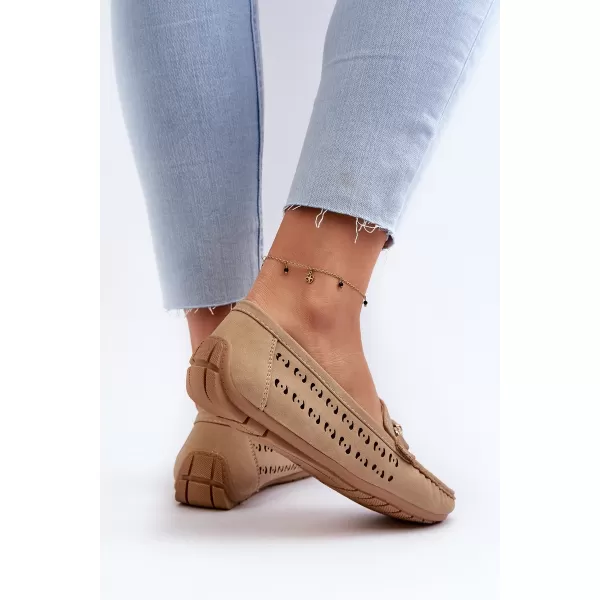  Mocasini de dama BOTO RASIRNA 31619 KAKI 
