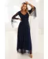 Rochie NUMOCO 655-3 ALBASTRU ÎNCHIS