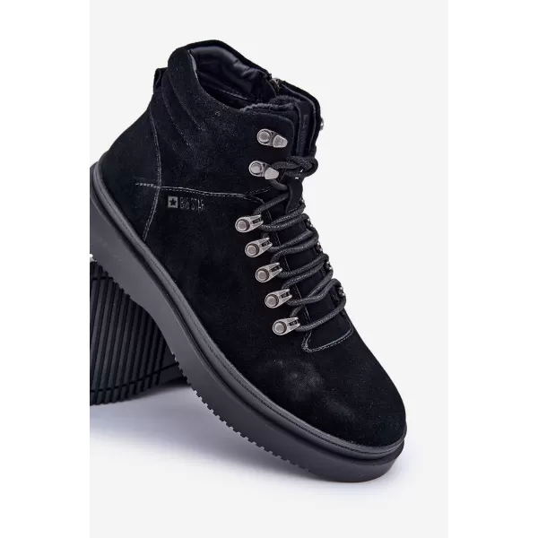  Pantofi bărbați BIG STAR OO174187 NEGRI Pantofi Big Star 