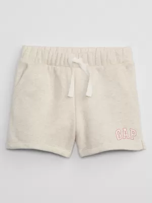 Pantaloni scurți pentru copii GAP LOGO SWEATSHORTS 459904-05 FULGI DE OVĂZ