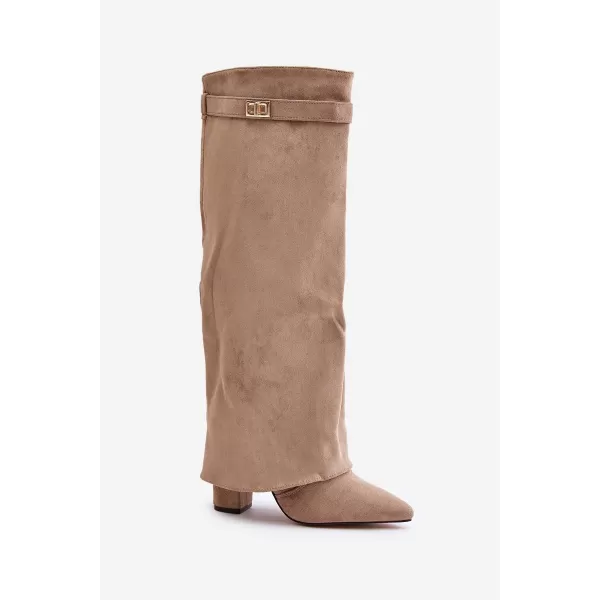  Cizme de dama BOTO BRALISE 34434 KAKI 