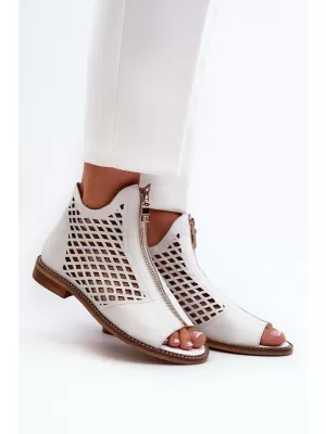 Sandale de dama ZAZOO 977/L ALB
