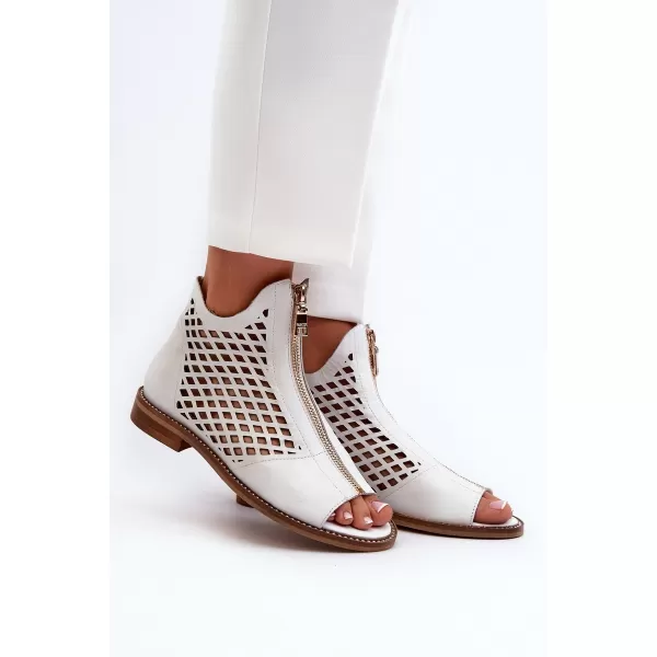  Sandale de dama ZAZOO 977/L ALB 