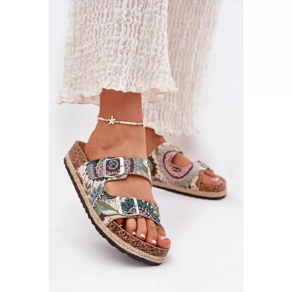  Papuci de damă LEE COOPER LCW-25-35-3483L AMESTECA 