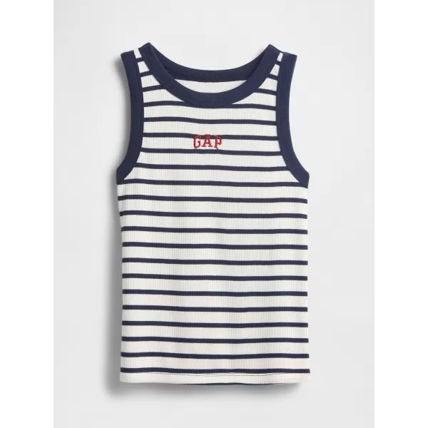  Maiou pentru copii GAP LOGO TANK 771346-00 DUNGĂ ALBĂ BLEUMARIN 
