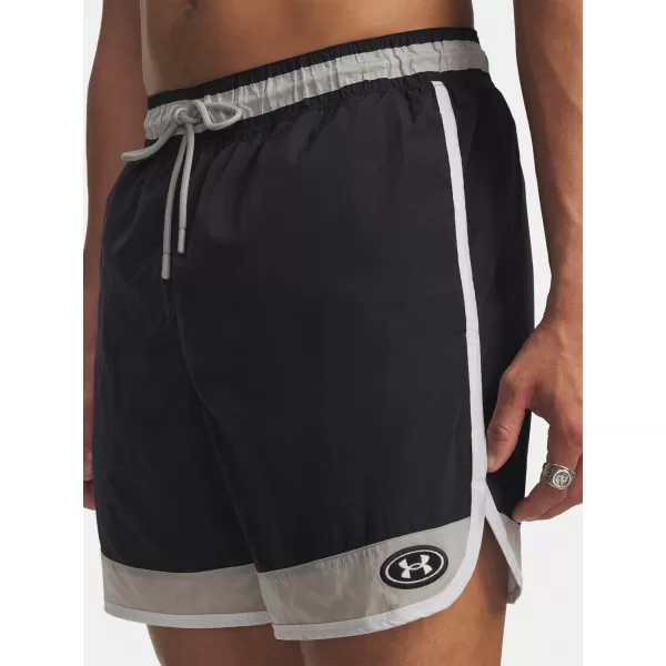 Pantaloni scurți pentru bărbați UNDER ARMOUR UA ICON WOVEN TRACK SHORTS 6009350-001 NEGRU 