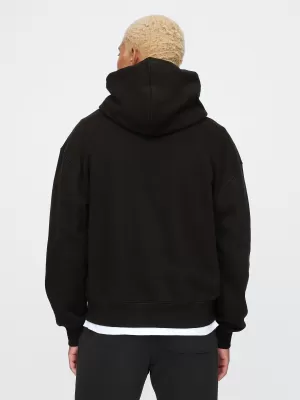 Hanorac pentru bărbați GAP LOGO HOODIE PULLOVER 646080-03 NEGRU ADEVĂRAT