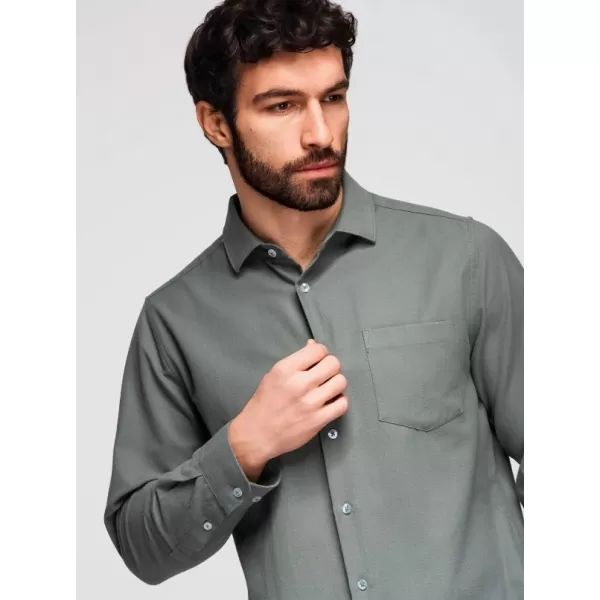  Cămașă pentru bărbați OMBRE K694 KAKI 
