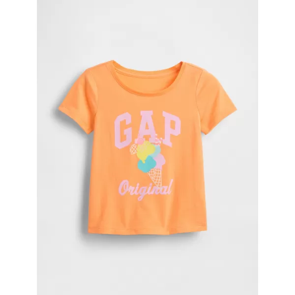  Tricou pentru copii GAP LOGO TEE 770013-01 PORTOCALĂ ÎNGHEȚATĂ 